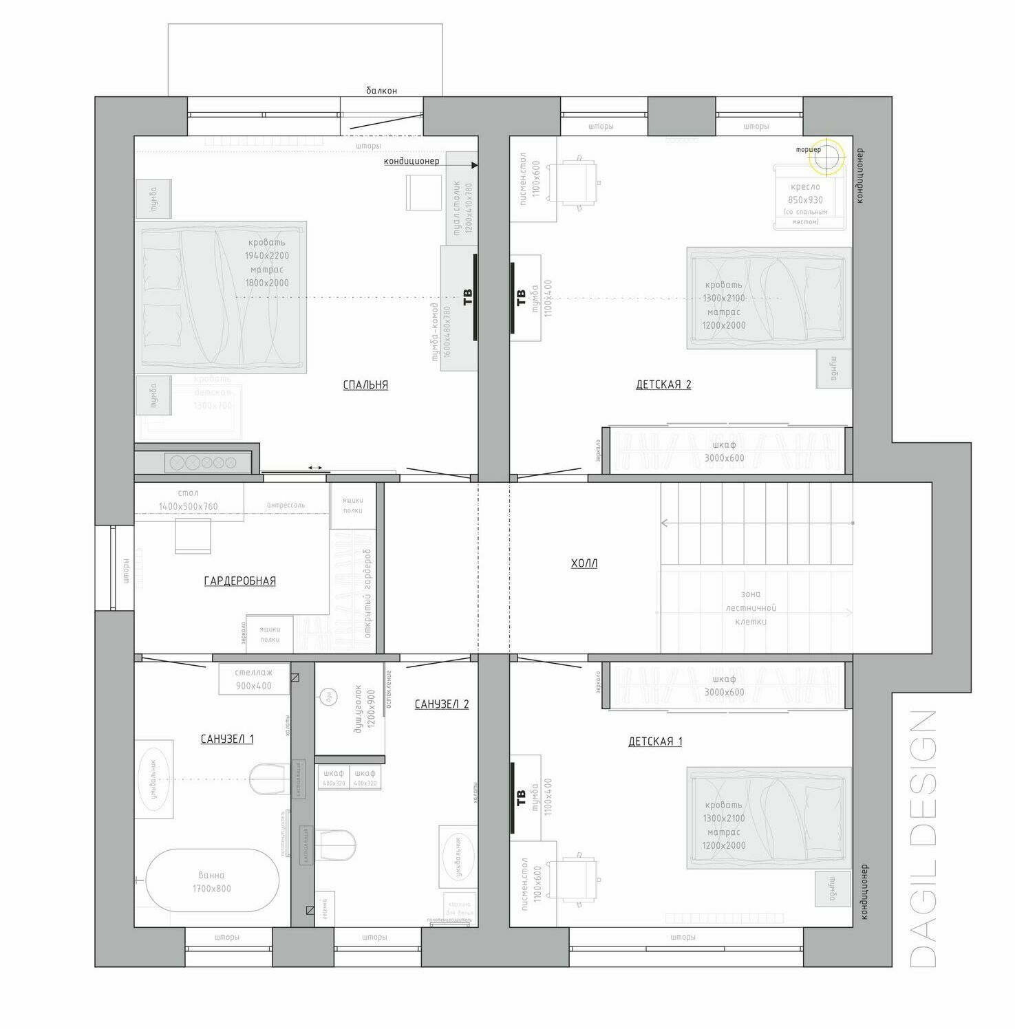 планировка дома 2 этаж