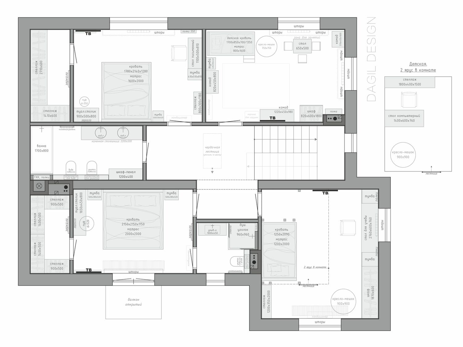 планировка дома 2 этажа