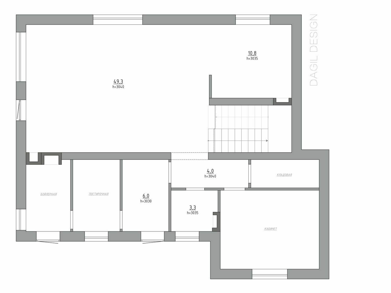 план дома 1 этажа